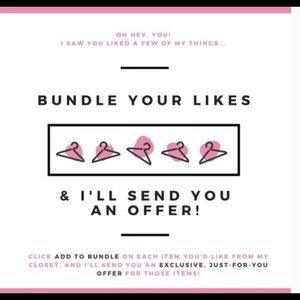 Bundle Your Likes  & I’ll send you a special offer